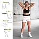 Masážní hula hoop HMS HHW12 plus size se závažím černá