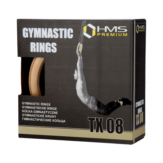 Gymnastické kruhy HMS Premium TX08