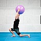 Masážní gymnastický míč HMS YB03N 55 cm fialový