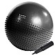 Masážní gymnastický míč HMS YB03N 75 cm černý