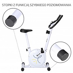 Magnetický rotoped ONE Fitness RM8740 bílý