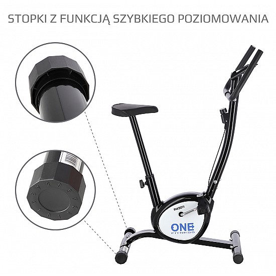Mechanický rotoped ONE Fitness RW3011 černý