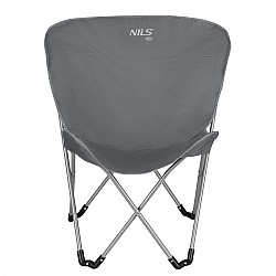 Skládací křeslo NILS Camp NC3051 šedé
