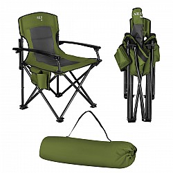 Skládací křeslo NILS Camp NC3075 zelené