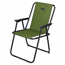 Skládací kempingové křeslo NILS Camp NC3503 zelené