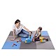 Ochranná puzzle podložka ONE FItness MP10 modro-šedá