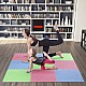 Ochranná puzzle podložka ONE Fitness MP10 zelená-modrá-červená
