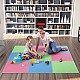 Ochranná puzzle podložka ONE Fitness MP10 zelená-modrá-červená