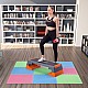 Ochranná puzzle podložka ONE Fitness MP10 zelená-modrá-červená