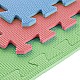 Ochranná puzzle podložka ONE Fitness MP10 zelená-modrá-červená