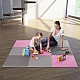 Ochranná puzzle podložka ONE Fitness MP10 růžovo-šedá