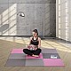 Ochranná puzzle podložka ONE Fitness MP10 růžovo-šedá