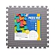 Ochranná puzzle podložka ONE Fitness MP10 růžovo-šedá