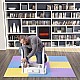 Ochranná puzzle podložka ONE Fitness MP10 žlutá-modrá-fialová