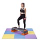 Ochranná puzzle podložka ONE Fitness MP10 žlutá-modrá-fialová