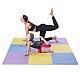 Ochranná puzzle podložka ONE Fitness MP10 žlutá-modrá-fialová