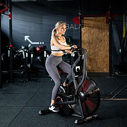 Gumová fitness podlaha AbiFloor POS15 černá / modrá - 2. jakost