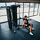 Gumová fitness podlaha AbiFloor POS15 černá / modrá - 2. jakost
