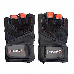 FITNESS RUKAVICE ČERVENÉ RST01 HMS