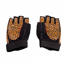 FITNESS RUKAVICE ORANŽOVÉ RST03 HMS