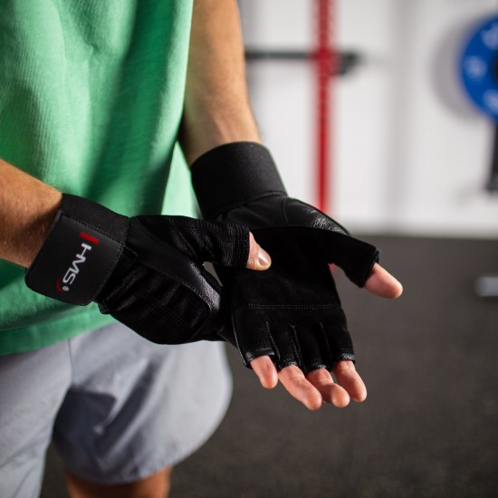 Fitness rukavice HMS RST04 černé