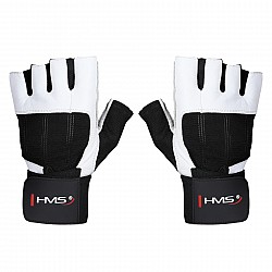 Fitness rukavice HMS RST04 bílé