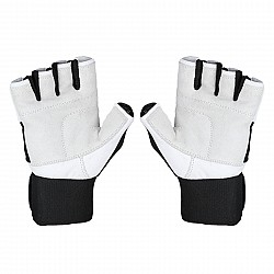 Fitness rukavice HMS RST04 bílé