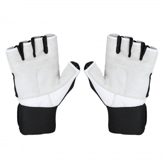 Fitness rukavice HMS RST04 bílé