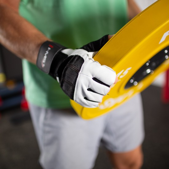 Fitness rukavice HMS RST04 bílé