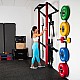 Multifunkční posilovací stojan - Power Rack HMS KLT22 červený