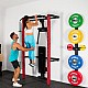 Multifunkční posilovací stojan - Power Rack HMS KLT22 červený