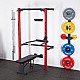 Multifunkční posilovací stojan - Power Rack HMS KLT22 červený