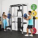 Multifunkční posilovací stojan - Power Rack HMS KLT22 šedý