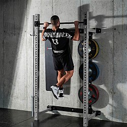 Multifunkční skládací posilovací stojan - Power Rack HMS KLT34 šedý