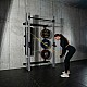 Multifunkční skládací posilovací stojan - Power Rack HMS KLT34 šedý