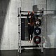Multifunkční skládací posilovací stojan - Power Rack HMS KLT34 šedý