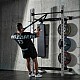 Multifunkční skládací posilovací stojan - Power Rack HMS KLT34 šedý