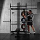 Multifunkční skládací posilovací stojan - Power Rack HMS KLT34 šedý