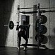 Multifunkční skládací posilovací stojan - Power Rack HMS KLT34 šedý