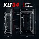 Multifunkční skládací posilovací stojan - Power Rack HMS KLT34 červený