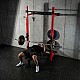 Multifunkční skládací posilovací stojan - Power Rack HMS KLT34 červený