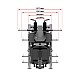 Leg-press / Hacken dřep HMS LP3175