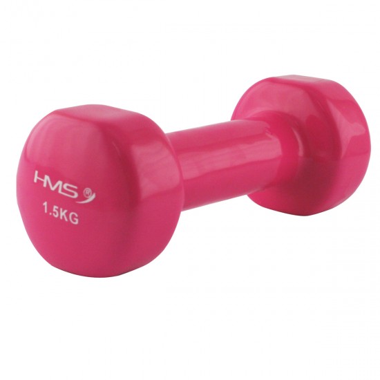 Litinová činka pokrytá vinylem HMS 1,5 kg