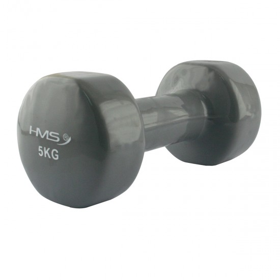 Litinová činka pokrytá vinylem HMS 5 kg