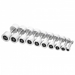 Chromované činky HMS CHD01 2 x 1 kg