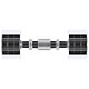Chromované činky HMS CHD04 2 x 4 kg