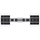 Chromované činky HMS CHD05 2 x 5 kg
