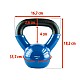 Kettlebel HMS KN 6 kg pokrytý vinylem