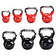 Kettlebell s chromovaným úchopem HMS KTC 10 kg červený