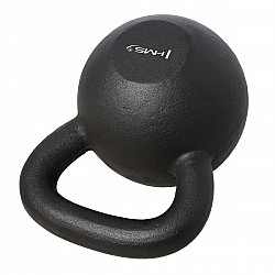 Litinový kettlebell HMS KZG28 28 kg, černý